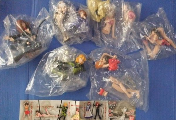 Bandai Lupin The 3rd Gashapon Fujiko Mine 6 Figure Set Hot on Sale