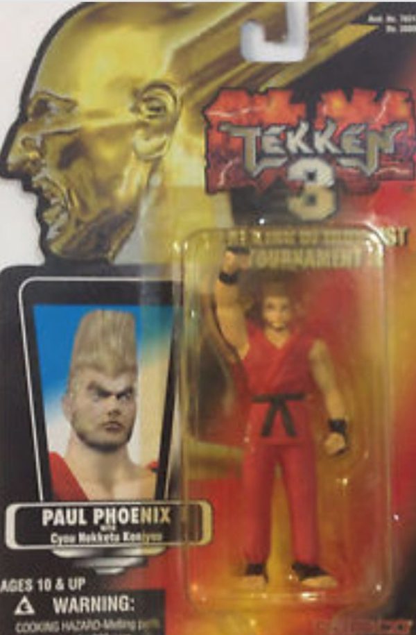 Namco Tekken 3 The King of Iron Fist Tournament 3 Paul Phoenix Action Figure For Sale