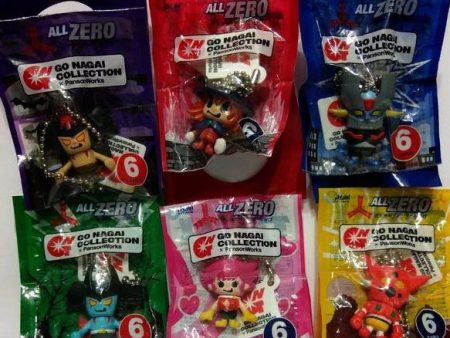 All Zero Asahi Go Nagai Collection 6 Swing Strap Figure Set Hot on Sale