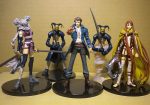 Yamato Movic Blade of the Phantom Master Shin Angyo Onshi 5 Trading Figure Set Used Sale