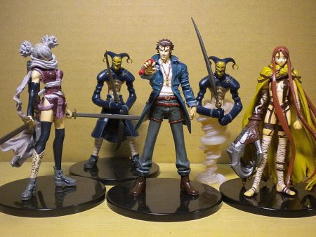 Yamato Movic Blade of the Phantom Master Shin Angyo Onshi 5 Trading Figure Set Used Sale