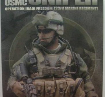 Hot Toys 1 6 12  USMC Sniper 23rd Marine Regiment Action Figure For Sale