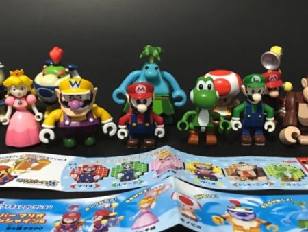 Yujin Nintendo Super Mario Bros Gashapon Characters Vol 1&2 12 Figure Set Used Kubrick Style Fashion