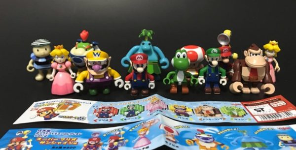 Yujin Nintendo Super Mario Bros Gashapon Characters Vol 1&2 12 Figure Set Used Kubrick Style Fashion