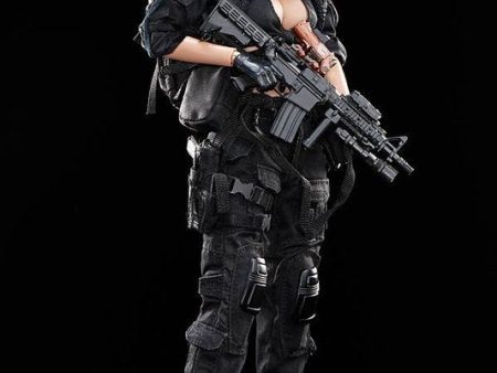 Verycool 1 6 12  VCF-2029 Female Shooter Black Ver Action Figure Cheap