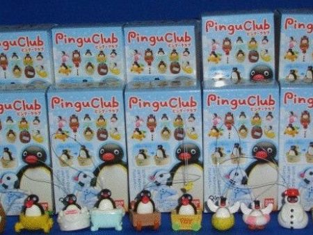 Bandai Pingu Penguin Club 20 Mini Trading Figure Set For Discount