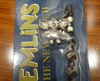 Warner Bros 2000 Gremlins 2 The New Batch Gizmo Metal Cell Phone Strap Trading Figure on Sale