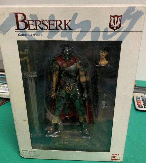 Art Of War Berserk Guts Limited Red Cloak ver Action Figure Set Hot on Sale