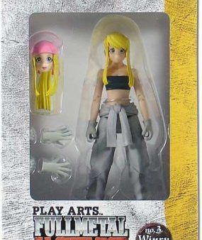 Square Enix Fullmetal Alchemist Play Arts Winry Rockbell Action Figure For Sale