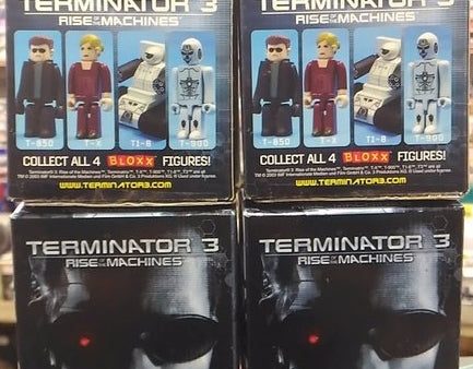 Dreamazz Terminator 3 Rise Of The Machines Bloxx 4 Trading Figure Set For Cheap