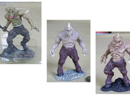 X-Plus Columbia Film Library Ray Harryhausen Cyclops 3 Resin Trading Figure Set For Discount