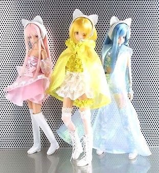 AZone 1 6 12  200 Limited Tokyo Mew Mew 3 Action Doll Figure Set Ichigo Ring Hot on Sale