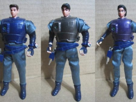 Bandai 1994 Metal Hero Series Blue Swat 3 Action Figure Used Discount