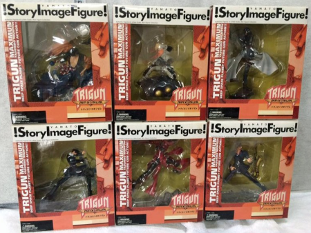 Yamato SIF Story Image Trigun Maximum Yasuhiro Nightow 6 Trading Collection Figure Set Cheap