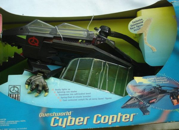 Galoob 1996 Jonny Quest Questworld Cyber Copter Action Figure Online Sale