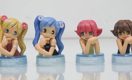 Wonder Festival WF 2001 Winter Wonda Reset Bottle Drink Cap 6 Trading Collection Figure Set Fashion