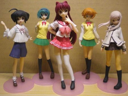 Wafudo Ganguten ToHeart2 Trading Collection Vol 3 5 Figure Set Used Cheap