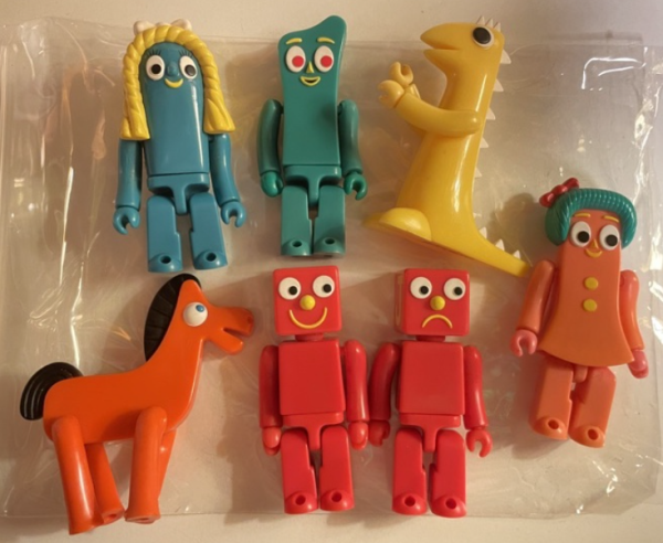 Medicom Toy Kubrick 100% Gumby Series 1 7 Action Figure Set Hot on Sale