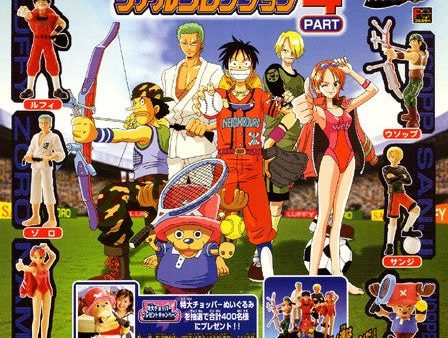 Bandai 2001 One Piece From TV Animation Gashapon Real Collection Part 4 6 Trading Figure Set Sale