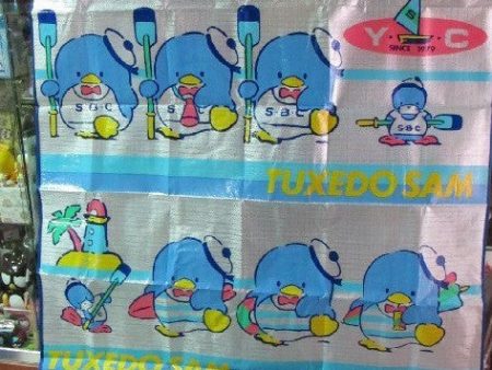 Sanrio 1985 Tuxedo Sam Penguin 70  x 40  Plastic Leisure Mat Online