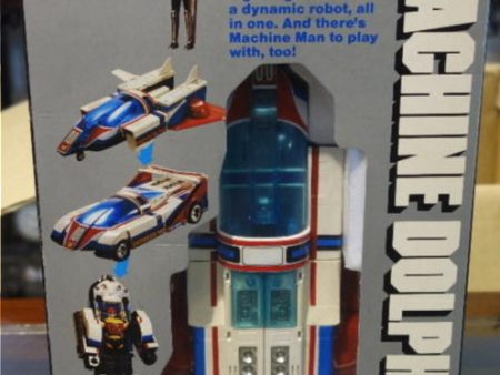 Bandai 1984 Godaikin Machine Dolphin Action Figure For Sale