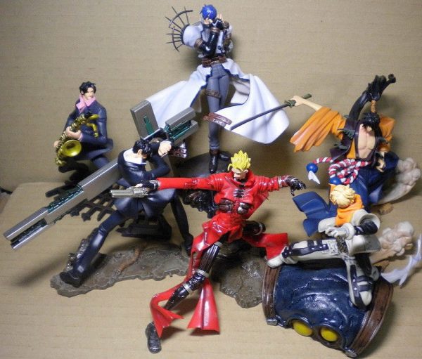 Yamato Story Image Trigun Maximum Yasuhiro Nightow 6 Trading Collection Figure Set Used Fashion