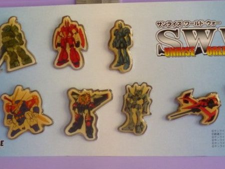 Bandai SWW Sunrise World War 10 Mini Not For Sale Collection Pin Set Online