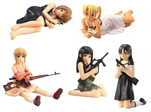 Solid Works 2007 Gunslinger Girl 5+5+2 Secret 12 Trading Figure Set For Sale