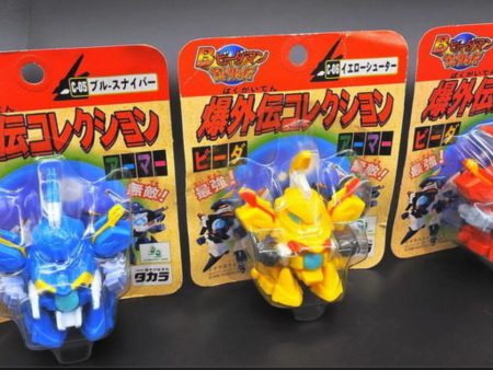 Takara Hudson Soft B-Daman Bomberman Bakugaiden No C-05 C-06 C-08 3 Model Kit Action Figure Set Sale