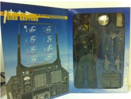 Hot Toys 1 6 12  U.S. Air Force Combat Aircrew Pilot Black Ver Action Figure Sale