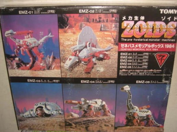 Tomy Zoids 1 72 Zenevas Memorial Box 1984 EMZ 01 02 03 04 05 Plastic Model Kit Action Figure Set Online Sale