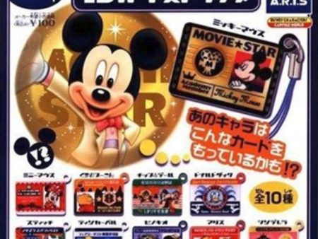 Takara Tomy Disney Gashapon Classic Character Mini ID Card Holder Strap 10 Trading Figure Set Supply