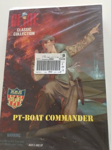 G.I. Joe 1996 1 6 12  Classic Collection WWII Froces PT Boat Commander Action Figure on Sale