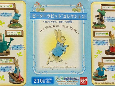 Bandai The World Of Peter Rabbit 6 Trading Collection Figure Set Fashion