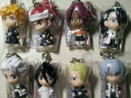 Japan Bleach Gashapon 8 Swing Mascot Strap Figure Set Discount