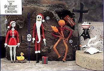 Sega Disney The Nightmare Before Christmas 4 5  Trading Figure Set Online