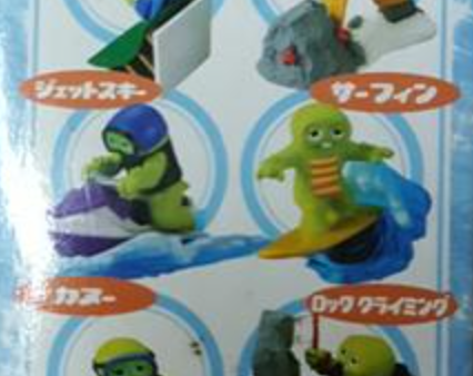 Bandai Gachapin Challenge 6 Trading Figure Set For Sale