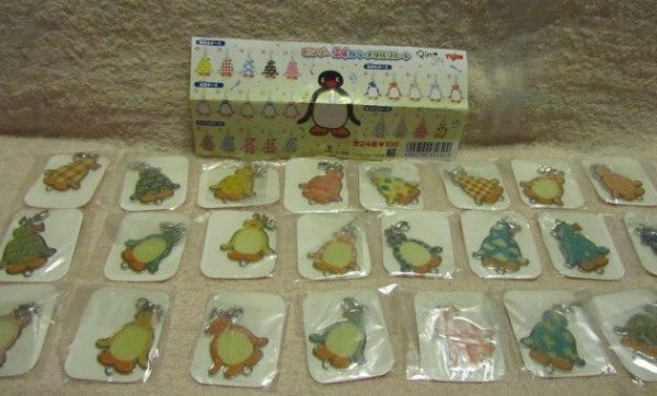 Yujin Pingu Penguin Gashapon 24th Anniversary 24 Mascot Swing Strap Figure Set Discount