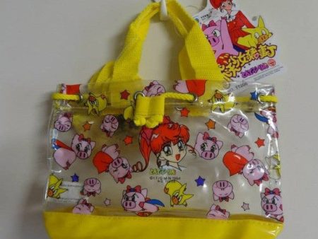 Authentic 1994 Tonde Burin Buurin Plastic Mini Tote Bag W  Purse Yellow Ver. For Discount