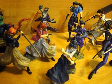 Yamato SIF Story Image Figure Samurai X Rurouni Kenshin Series 1+2 10 Trading Collection Figure Set For Sale