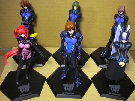 Volks Muv-Luv M.O.E. Age Burning Alternative Ultimate Characters Part 04 6 Figure Set Used Hot on Sale