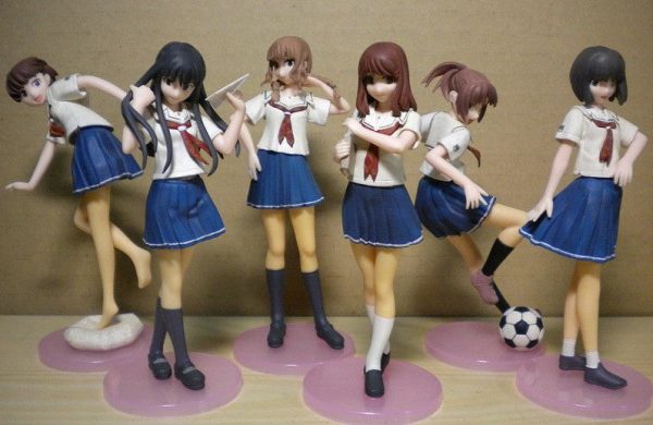 Wafudo Ganguten Kimikisu Kimi Kiss 6 Trading Collection Figure Set Used on Sale