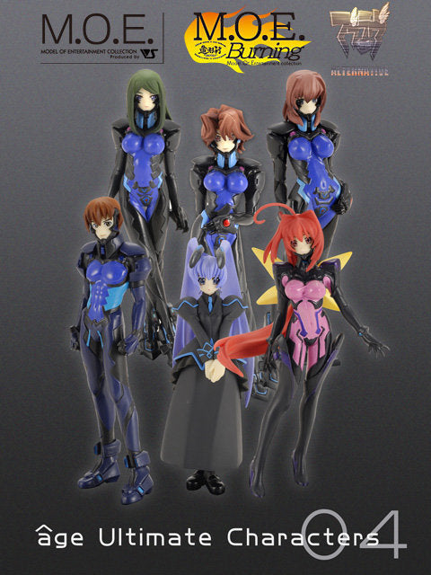 Volks Muv-Luv M.O.E. Age Burning Alternative Ultimate Characters Part 04 6 Figure Set Hot on Sale