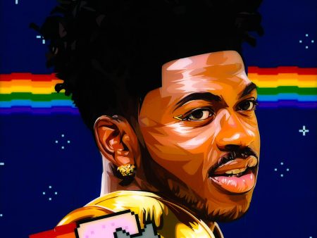 Lil Nas X Pop Art (10 X10 ) For Cheap