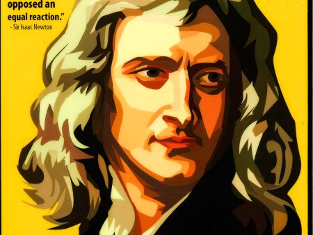 Sir Isaac Newton Pop Art (10 X10 ) Cheap