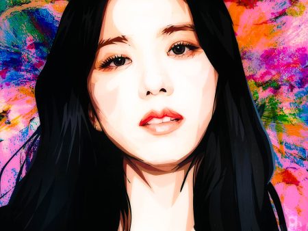 Jisoo Ver 2 Pop Art (10 X10 ) For Sale