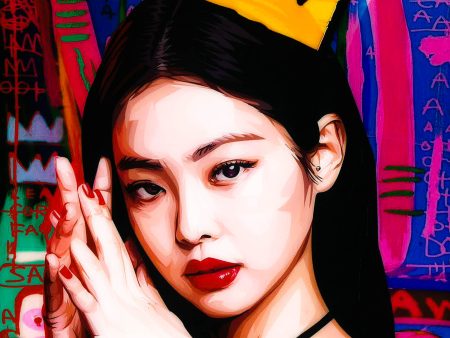 Jennie Ver 2 Pop Art (10 X10 ) Cheap