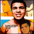 Muhamad Ali Ver. 3: It s Hard To Be Humble Pop Art (10 X10 ) Online Hot Sale